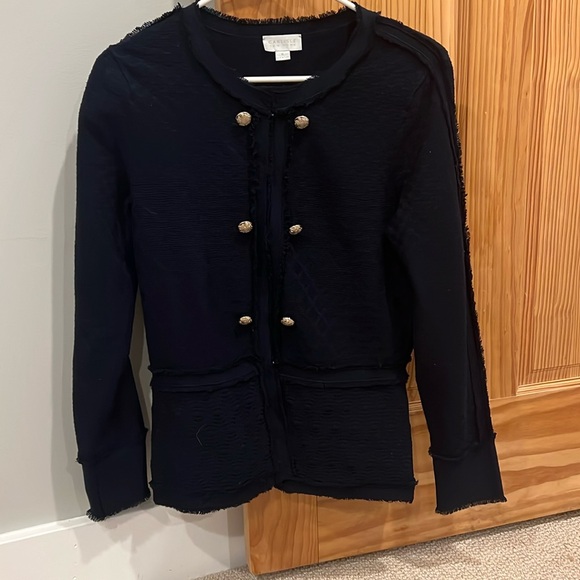 Nwt carlisle New York button front knit sweater size small - Picture 1 of 6